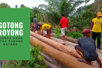 Gotong Royong: Indahnya Jalin Kebersamaan Rt04 Ds. Parang Batang